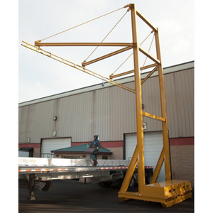 Rigid Lifelines Standard Griffin Skidded System, 2-Person, 20 ft Track, 10 ft Arm Reach