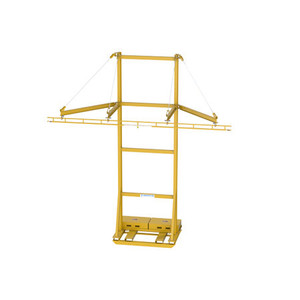 Rigid Lifelines Standard Griffin Wheeled System, 2-Person, 30 ft Track, 12 ft Arm Reach