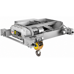 Detroit Hoist Top Running Double Girder Crane, 3.3 Ton Capacity, 26 FPM Lift Speed, 80 FPM Trolley Speed, 60" Trolley Gauge, Model DB7T41-26