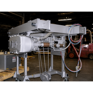 Detroit Hoist Top Running Double Girder Crane (Low Profile), 3.3 Ton Capacity, 26 FPM Lift Speed, 80 FPM Trolley Speed, 92" Trolley Gauge, Model DB7LH59-26