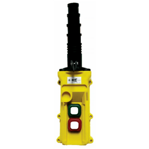 Duct-O-Wire L Series Pendant Push Button Station, 2-Button, Slim Profile, Maintained On/Off