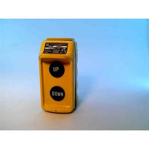 Duct-O-Wire BW Series Pendant Station, 2-Button, Single Speed