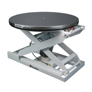 Bishamon EZ Loader Pallet Positioner FDA Compliant Powder Coat Finish, Stainless Steel Solid Round Top