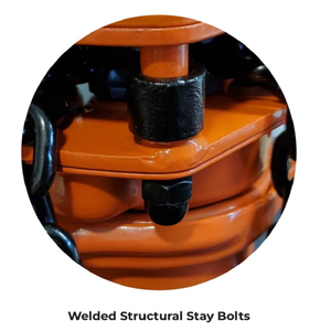 Atlas Lifting and Rigging ACH 2 Ton Chain Hoist 15 Ft. Lift with Overload Protection