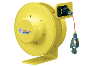 Conductix Grounding Reel For Static Discharge, 100 ft of 3/32" Steel Aircraft Cable