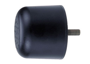 Conductix Rubber Bumper With Hardware - Threaded Stud 125x100 MM
