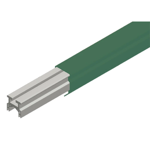 Conductix Hevi-Bar II Conductor Bar 700 A, Green PVC Cover, 10 FT Length
