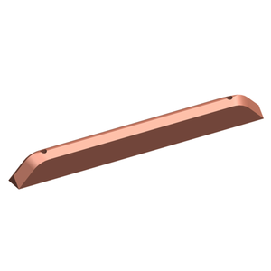 Conductix Hevi-Bar II, Collector Shoe, for 27589 400 A Lateral Mount Collector, G320 Copper Graphite