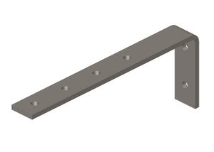 Conductix Hevi-Bar II, Bracket, Web, Plated, For 4 Conductor Bars, 16.25 inch L