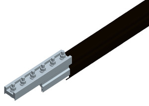 Conductix Hevi-Bar II, Splice Kit, 500 A, Black UV Resistant PVC Cover