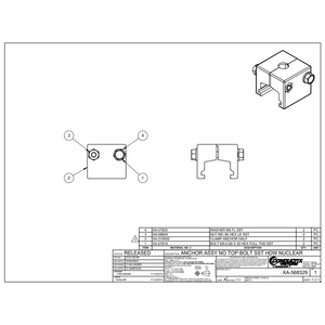 Conductix Anchor ASSY NO Top Bolt SST HDW Nuclear