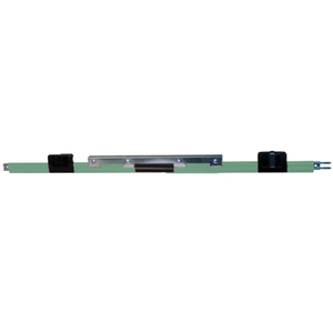 Conductix 8-Bar Expansion Section, 110 A, Galvanized Steel, Green PVC Cover, 10 FT Length