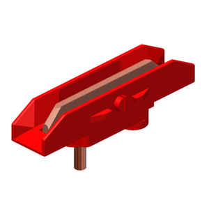 Conductix 8-Bar, Collector Parts, Head Assy, 100 A, J-Head, 6 AWG 21 inch L Pigtail