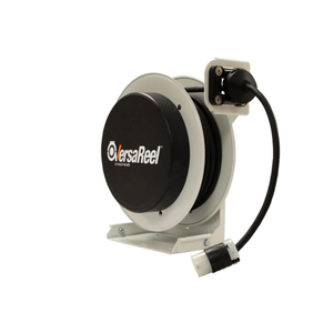Conductix VersaReel Spring-Driven Cable Reel, 12 AWG/3 Conductors, 25 FT, w/Single Receptacle, 15 A