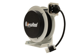 Conductix VersaReel Spring-Driven Cable Reel, 12 AWG/3 Conductors, 50 FT, w/Twist-Lock Receptacle, 20 A