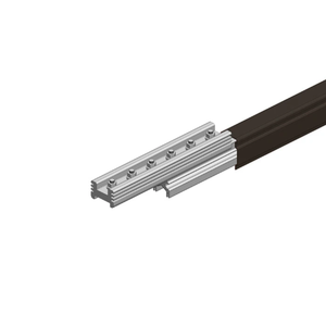 Conductix Hevi-Bar II Conductor Bar, Dura Coat, 1000 A, Black UV Resistant PVC Cover, With Splice, 30 FT Length