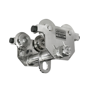 OZ Lifting 1 T Stainless Steel Push Beam Trolley