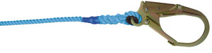 Tractel 100-Foot Polyblend Lifeline with Nylon Thimble and 3/4 in. Self-Locking Snap Hook GB100NK