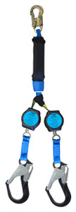Tractel TracBloc 8 ft. (2.4 m) Self-Retracting Lanyard Dual Arm