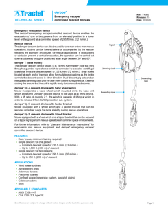 Tractel Derope Kit 300 ft. Derope Up A Descent System (KT7300/AK)