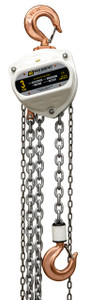 3 T Spark Resistant Chain Hoist 20 ft lift Custom rigging available. Standards  CE,   AS1418.2, ASME B30.16