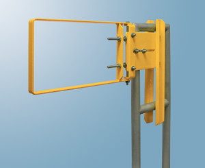 Tractel A-Series: The Original Self-Closing Industrial Safety Gate 17"18.5", Carbon Steel, Galvanized - A71-16
