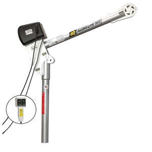 OZ Lifting 500 Lb. Alumi-Lite Davit Crane with 12V DC Electric Winch