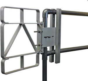 Tractel XL SERIES Extended Coverage Self-Closing Safety Gate 19 "-21.5", Aluminum - XL82-18