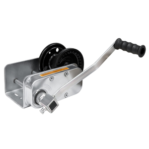 OZ Lifting 2500 Lb. Carbon Steel Hand Winch (Drill Drive Adapter Included)