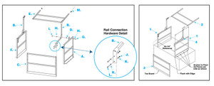 Tractel MZ SERIES Pivoting Mezzanine Safety Gate 64W x 42H, Carbon Steel, Galvanized - MZ14-64