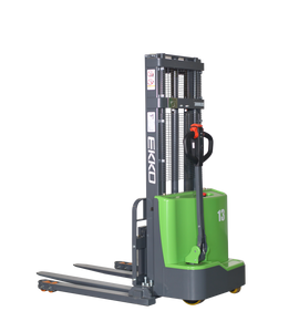 EKKO EB13C-118 Full Powered Straddle Stacker   2,800 lb Capacity