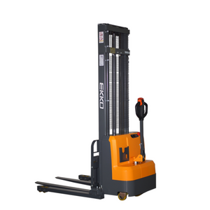 EKKO EB14C-138 Full Powered Straddle Stacker 3,000 lb Capacity, 138" Height