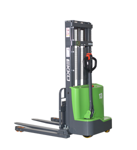 EKKO EB14C-145LI Full Powered Straddle Stacker (Li-Ion)   3,000 lb Capacity
