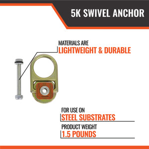 5K Swivel Anchor Steel