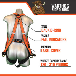 WARTHOG ® SIDE D-RING HARNESS L-XL