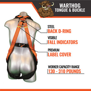 WARTHOG ® TONGUE AND BUCKLE HARNESS L-XL