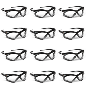 APEX Foam Lined Safety Glasses Tinted 12 Pairs