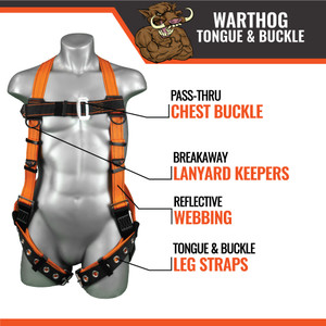 WARTHOG ® TONGUE AND BUCKLE HARNESS 3XL