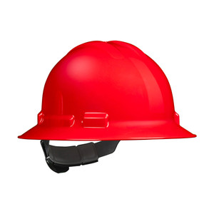 HARD HAT 4 PT. RATCHET FULL BRIM STYLE Red