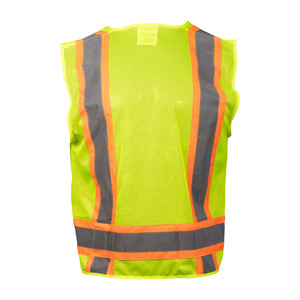 High Visibility Yellow Safety Surveyor Vest - M