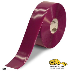 Mighty Line 3" Purple Solid Color Tape - 100' Roll - Safety Floor Tape