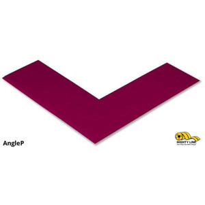 Mighty Line 2" Wide Solid Purple Angle - Pack of 100 - Floor Tape & Floor Marking