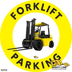 16" Forklift Parking Floor Sign