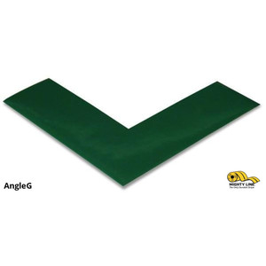 Mighty Line 2" Wide Solid Green Angle - Pack of 100 - Floor Tape & Floor Marking