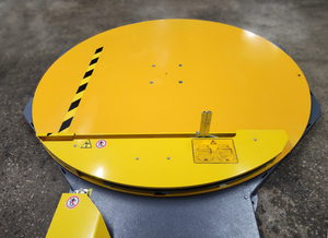 1100MC Semi-Auto Turntable Stretch Wrap Machine Mechanical Clamp & Cut