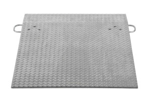 Vestil Aluminum Hand Truck Dock Plate - 36 In. x 48 In. 700 lb - Silver