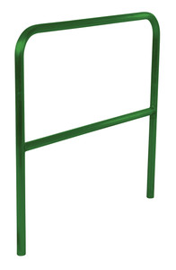 Vestil Aluminum Pipe Safety Railing - 48 In. Length - Green