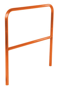 Vestil Aluminum Pipe Safety Railing - 48 In. Length - Orange