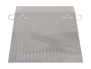 Vestil Aluminum Hand Truck Dock Plate - 30 In. x 48 In. 500 lb - Silver