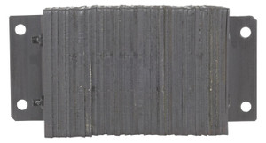 Vestil Laminated Rubber Dock Bumper - 10 In. x 18 In. x 4-1/2 In. - Black